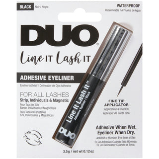 Ardell Duo 2in1 Eyeliner & Lash Adhesive Black 3.5g - Eye Line For Women Black, Yes, Liquid, Waterproof