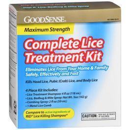 Perrigo GoodSense Complete Lice Treatment Kit 4 Piece - New Item