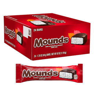 Mounds Dark Chocolate And Coconut Candy, Gluten Free, 1.75 Oz, Bar
