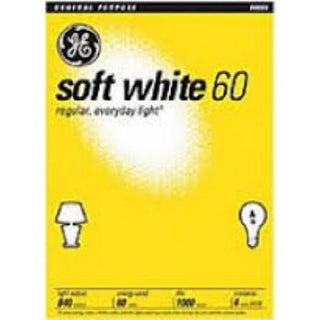 GE Light Bulbs, Soft White, 60 Watts