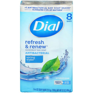 Dial Antibacterial Spring Water Scent Deodorant Bar Soap