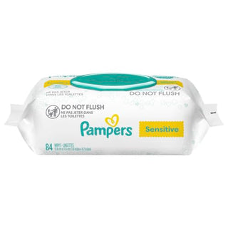 Pampers Baby Wipes Sensitive Perfume Free 84 Count
