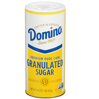 Domino Premium Pure Cane Granulated Sugar 1 Lb Canister