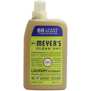 Mrs. Meyer's Laundry Detergent Lemon Verbena 68 Load 34 Fl Oz