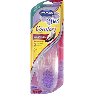 Dr Scholl's For Her Comfort Women's Size 6-10 Insoles
