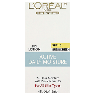 L'Oreal Paris Active Daily Moisture SPF 15 Lotion, 4 Fl. Oz