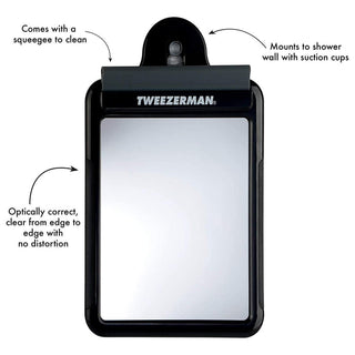 Tweezerman G.E.A.R. Travel Fogless Shower Mirror Men's Skin Care