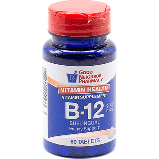 Good Neighbor Pharmacy GNP Vitamin B-12 2500 Mcg Sublingual 60 Tabs
