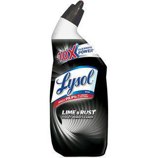 Lysol Brand Disinfectant Toilet Bowl Cleaner w/Lime/Rust Remover, Wintergreen, 24 Oz