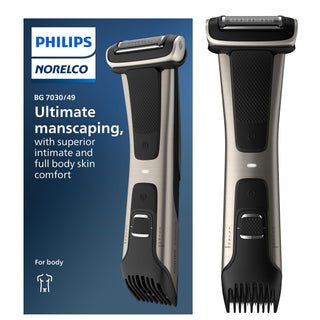 Philips Norelco Bodygroom Series 7000 Showerproof Body Trimmer & Shaver, BG7030/49