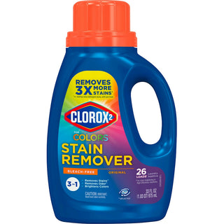 Clorox 2 Laundry Additive, Stain Remover, For Colors, Original, 3 In 1 33 Fl Oz