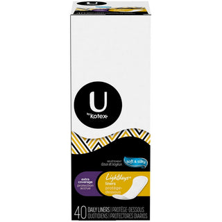 U by Kotex Lightdays Liners, Daily, Extra Coverage
