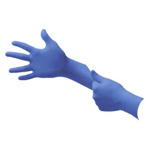 Ansell MICROFLEX� Cobalt� X N21 Fully Textured Blue Nitrile Disposable Gloves Powder-Free