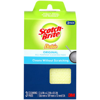 Scotch-Brite Dobie Cleaning Pad Value Pak, The Original - 3 Pads