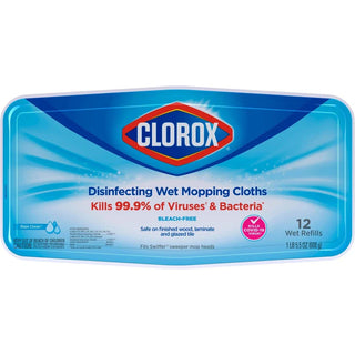 Clorox Wet Mopping Cloths, Disinfecting, Rain Clean