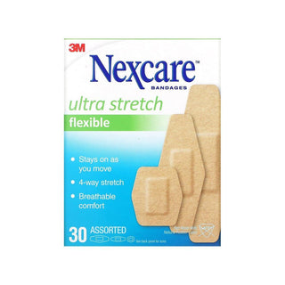 Nexcare Soft 'n Flex Bandages, Natural Feel, Assorted