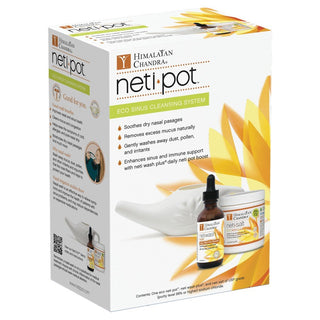 Himalayan Institute Chandra Eco Neti Pot Complete Sinus Cleansing System Starter Kit (Discontinued)