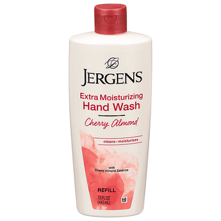 Jergens Hand Wash, Cherry Almond, Extra Moisturizing 15 Fl Oz