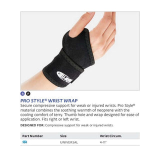 DJO Bell-Horn Prostyle Wrist Wrap Universal