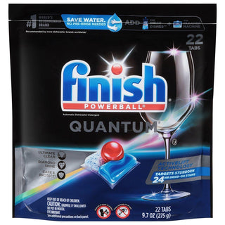 Finish Powerball Automatic Dishwasher Detergent, Quantum, Tabs
