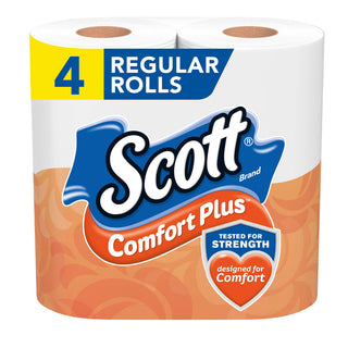 Scott Bathroom Tissue, Unscented, Regular Rolls, One Ply