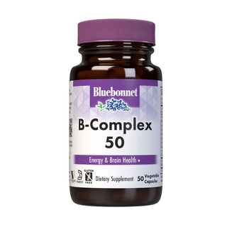 Bluebonnet Nutrition B-Complex 50 -- 50 Vegetable Capsules