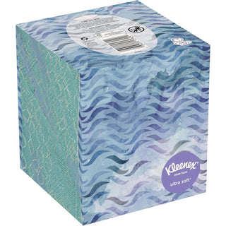 Kleenex Ultra Soft & Strong Facial Tissues, 75 Tissues Per Upright Box