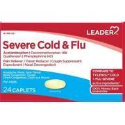 Leader Severe Cold And Flu Caplets 24ct