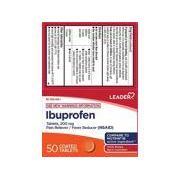 Leader Ibuprofen Coated Tablets 200mg 50ct