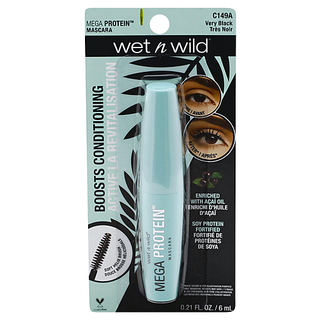 Wet N Wild Mega Protein Mascara, Very Black C149A