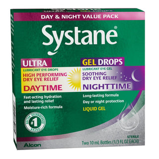 Systane Eye Relief, Daytime/Nighttime, Day & Night Value Pack