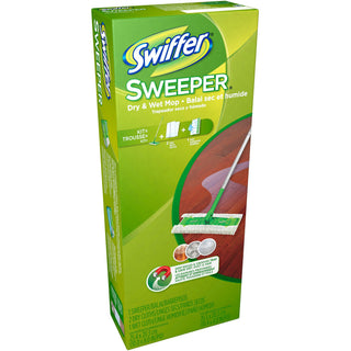 Swiffer Sweeper Starter Kit, 2 In 1, Sweeping & Mopping