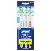 Oral-B Fresh And Clean Manual Toothbrushes, Soft