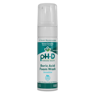 pH-D Feminine Health Boric Acid Sensitive Foam Wash - 6oz