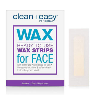Clean + Easy Ready To Use Wax Strips For Face[**]