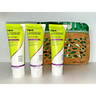 DevaCurl vaCurl SuperCream Coconut Styler Cream 6 Travel Size 1.5 Oz 9 Ounce TTL