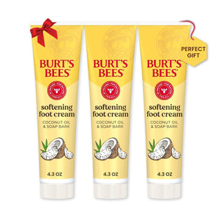 Burt's Bees Softening Foot Cream, Coconut Oil & Soap Bark 4.3 Oz