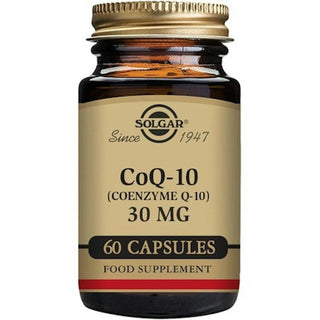 Solgar Coenzyme Q-10 30 Mg Vegetable Capsules, 60