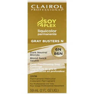 Clairol Professional Soy4Plex 6N/86N Dark Neutral Blonde LiquiColor Permanent Hair Color