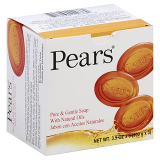 Pears Soap, Pure & Gentle, With Natural Oils