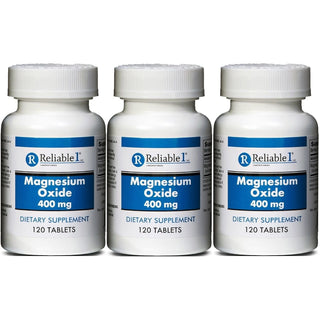 Reliable-1 Laboratories Magnesium Oxide – 400 mg (120 Tablets)