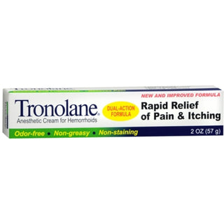 Tronolane Anesthetic Cream For Hemorrhoids 2 Oz
