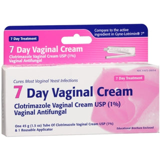 Taro Clotrimazole 7-Day Vaginal Cream, Antifungal Treatment (45g)