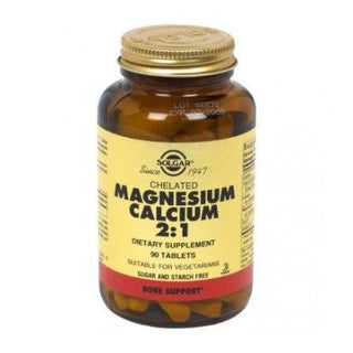 Solgar Chelated Magnesium Calcium 2:1 90 Tablets