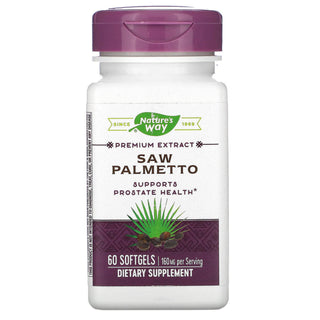 Nature's Way Saw Palmetto Standardized Extract Softgels, 160 Mg