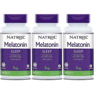 Natrol Vegetarian Melatonin 3 Mg Sleep Time Release 100 Tablets