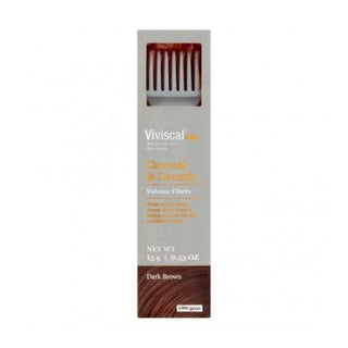 Viviscal Man Dark Brown Conceal & Densify Volume Fibers, 0.53 Oz