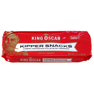 King Oscar Kipper Snacks Lightly Smoked Herring Fillets
