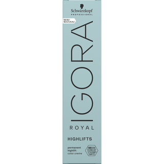 Schwarzkopf IGORA ROYAL HIGHLIFTS Permanent Color 2.1 Oz / 60 G - 10-0 Ultra Blonde Natural