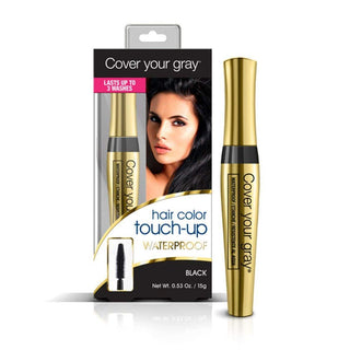Cover Your Gray Waterproof Brush-In Black Hair Color .53 Oz